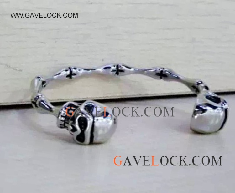 Cool Skull Stainless Steel Punk Bangle